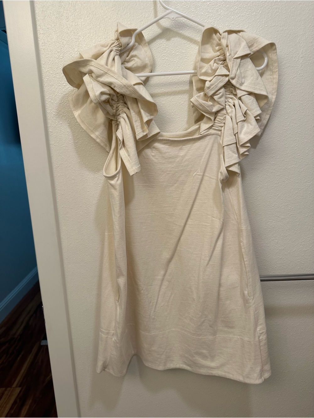 Free People cream mini dress - Picture 2 of 4